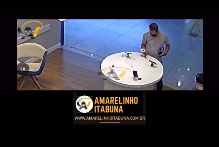 V Deo Homem Flagrado Furtando Celular Em Loja Do Shopping Jequitib