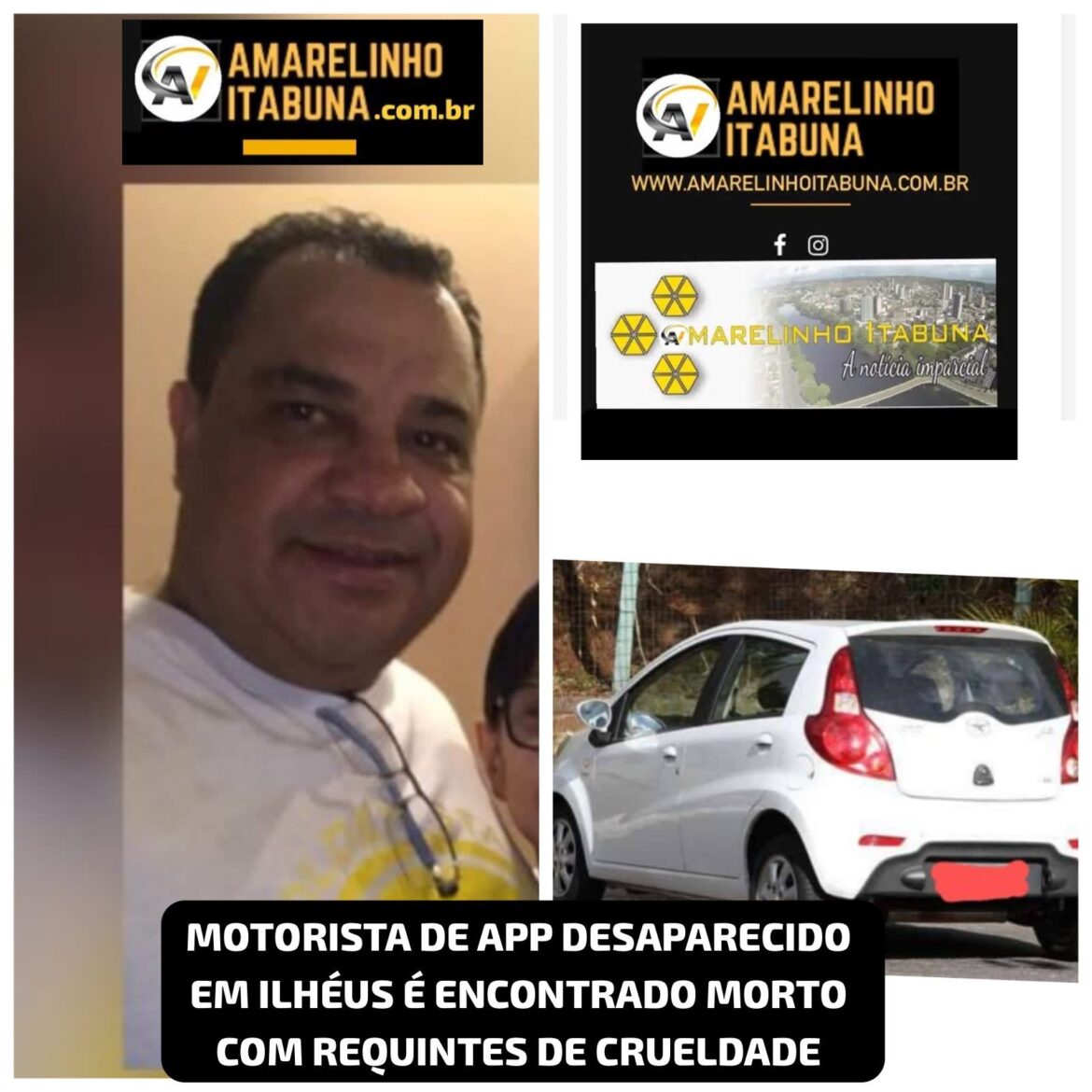 Motorista por aplicativo de Ilhéus é encontrado morto requintes de