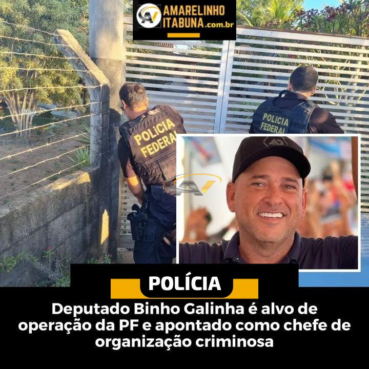 Deputado Binho Galinha é alvo de operação que combate jogo do bicho e  agiotagem